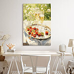 Tableaux Plateau de champagne et de fraises