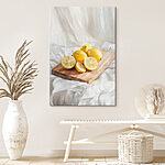 Tableaux Groupe de citrons sur une planche à découper