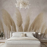 Papier peint Groupe de plumes blanches