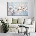 Tableaux Peinture de fleurs blanches