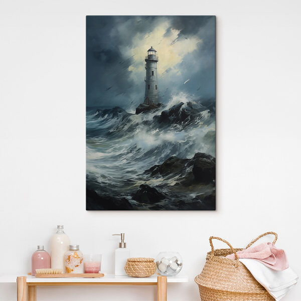 Phare dans l'océan Tableaux Phare dans l'océan