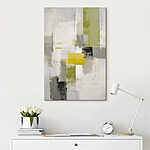 Tableaux Peinture d'un art gris et jaune