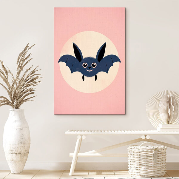 Dessin humoristique d'une chauve-souris Tableaux Dessin humoristique d'une chauve-souris