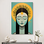Tableaux Figure sereine aux couleurs vibrantes