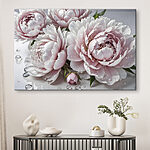 Tableaux Groupe de fleurs roses