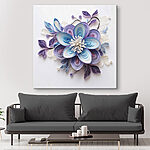 Tableaux Fleur en papier réalisée avec des bandes de papier