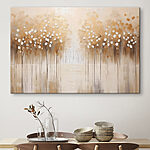 Tableaux Arbres doux dans des tons sourds