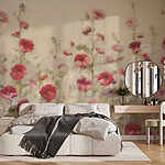 Papier peint Peinture de fleurs