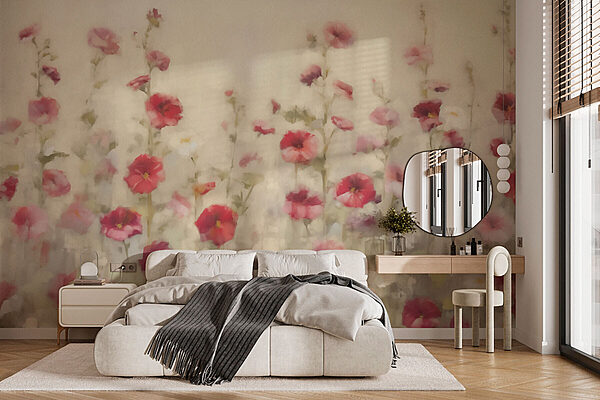 Peinture de fleurs Papier peint Peinture de fleurs