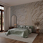 Papier peint Arbre en papier
