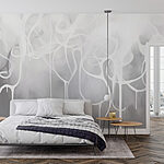 Papier peint Peinture blanche dégoulinant d'un nuage