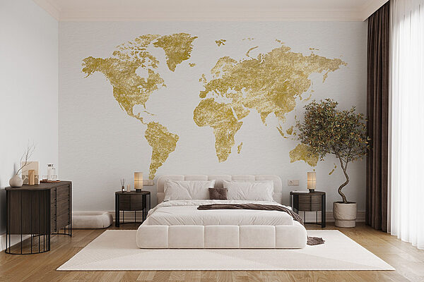Carte du monde Papier peint Carte du monde