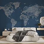 Papier peint Carte du monde