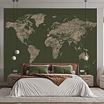 Papier peint Carte du monde