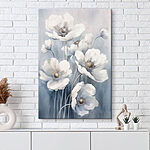 Tableaux Peinture de fleurs blanches