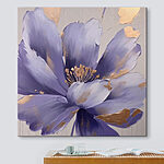 Tableaux Peinture d'une fleur violette