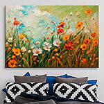 Tableaux Peinture de fleurs dans un champ
