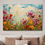 Tableaux Peinture de fleurs et d'herbe