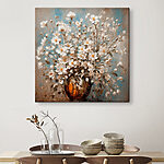 Tableaux Vase de fleurs blanches