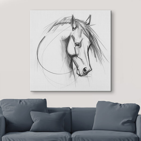 Dessin d'un cheval Tableaux Dessin d'un cheval