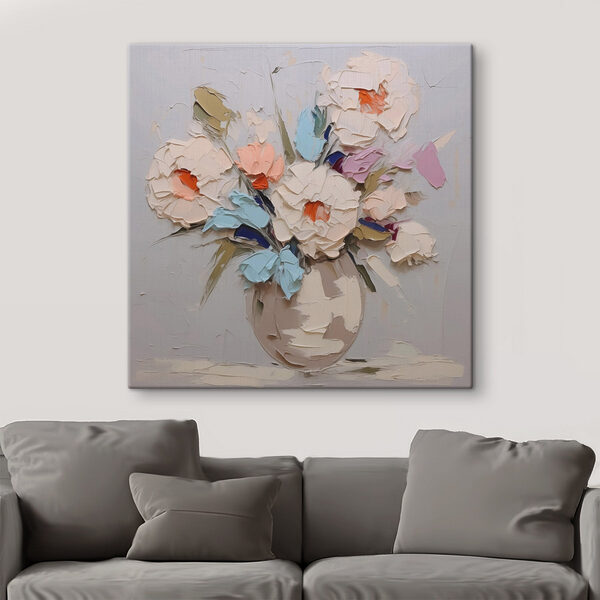 Peinture de fleurs dans un vase Tableaux Peinture de fleurs dans un vase