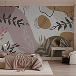 Papier peint Motifs naturels dans des couleurs douces