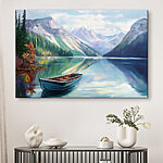 Tableaux Bateau sur un lac