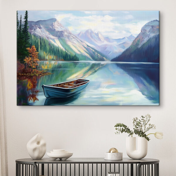 Bateau sur un lac Tableaux Bateau sur un lac