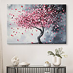 Tableaux Arbre aux pétales roses