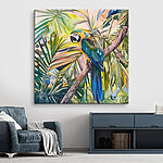 Tableaux Oiseau coloré sur une branche d'arbre