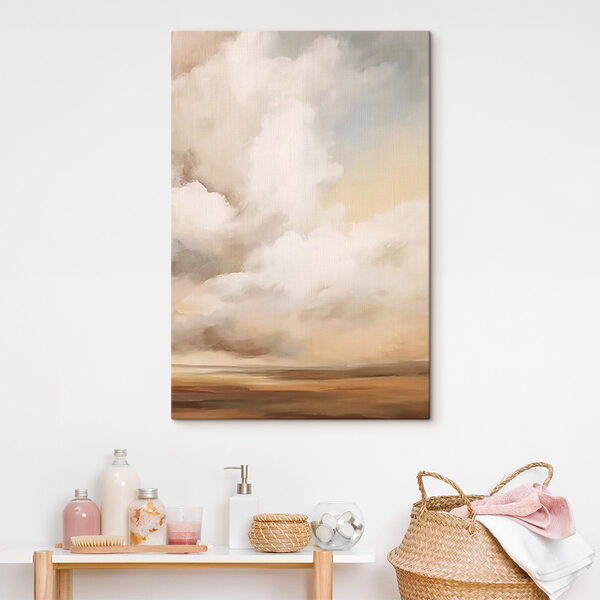 Nuages doux au-dessus d'un paysage serein Tableaux Nuages doux au-dessus d'un paysage serein