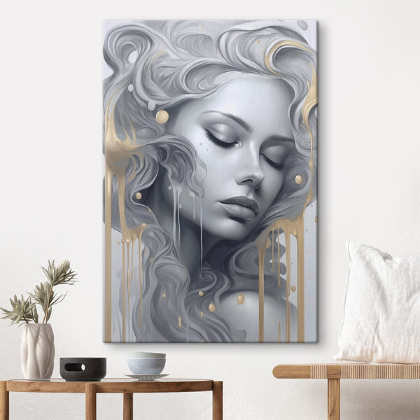 Tableaux Femme aux cheveux longs et aux cheveux flottants