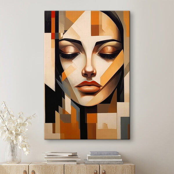 Peinture d'un visage de femme Tableaux Peinture d'un visage de femme