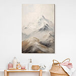Tableaux Peinture de montagnes enneigées
