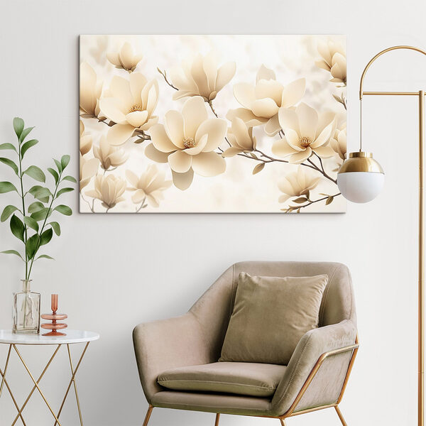 Groupe de fleurs blanches Tableaux Groupe de fleurs blanches