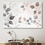 Tableaux Feuilles douces sur fond de douceur