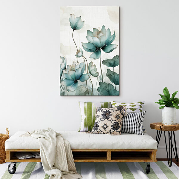 Fleurs élégantes dans des tons tranquilles Tableaux Fleurs élégantes dans des tons tranquilles