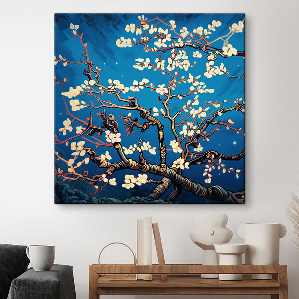 Tableaux Arbre à fleurs blanches