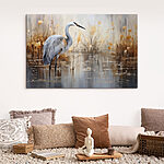 Tableaux Oiseau debout dans l'eau
