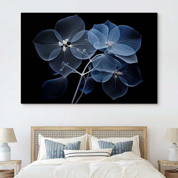 Pétales délicats sur fond sombre Tableaux Pétales délicats sur fond sombre