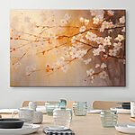 Tableaux Branche d'arbre avec des fleurs blanches