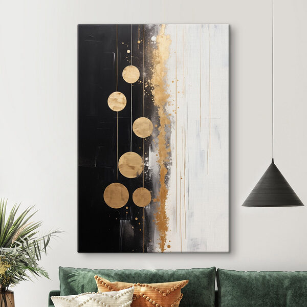 Peinture de cercles et de lignes Tableaux Peinture de cercles et de lignes