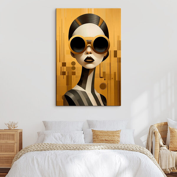 Femme portant des lunettes de protection Tableaux Femme portant des lunettes de protection