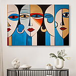 Tableaux Peinture d'un groupe de personnes