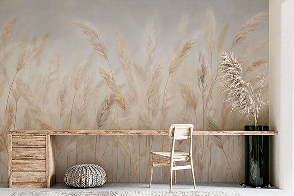 Papier peint Les herbes douces se balancent dans la brise (UGS : w03530) Papier peint Papier peint Les herbes douces se balancent dans la brise (UGS : w03530)