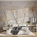 Papier peint Une beauté florale délicate dans des teintes douces