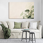 Tableaux Verdure luxuriante sur fond doux