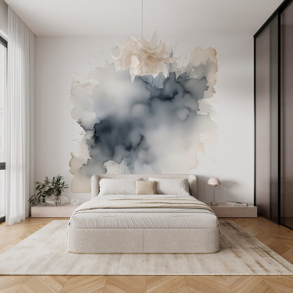 Nuage noir et blanc Papier peint Nuage noir et blanc