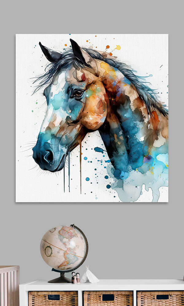 Peinture d'un cheval Tableaux Peinture d'un cheval