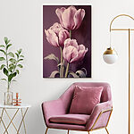 Tableaux Peinture de tulipes roses